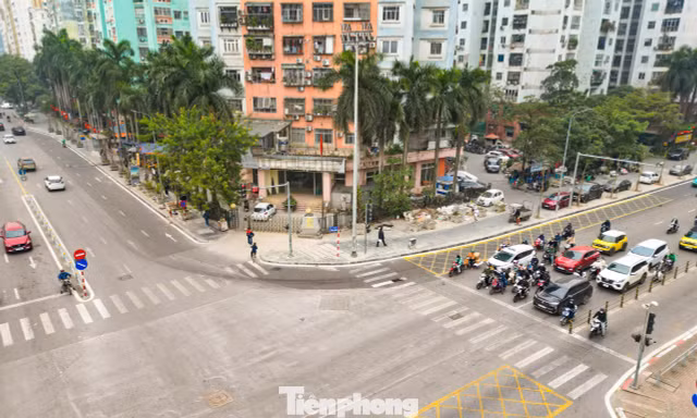 Diện mạo mới tại 'điểm nóng' Lê Văn Lương - Hoàng Minh Giám sau cải tạo