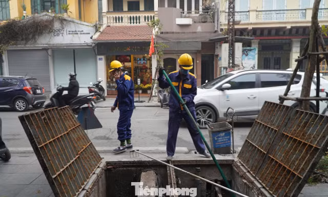 Cận cảnh bể ngầm chống ngập dưới lòng đất ở Hà Nội