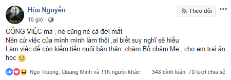 Cô nàng cho biết sang Indonesia vì lý do công việc, phủ nhận việc "tình cũ không rủ cũng tới" như dân mạng đồn đoán qua nay. (Ảnh: chụp màn hình Facebook) Cô nàng cho biết sang Indonesia vì lý do công việc, phủ nhận việc "tình cũ không rủ cũng tới" như dân mạng đồn đoán qua nay. (Ảnh: chụp màn hình Facebook)