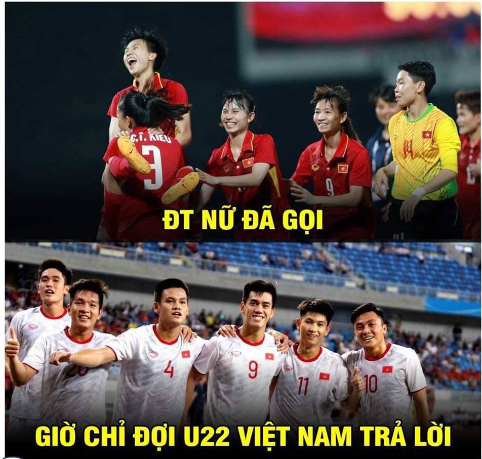 Chiến thắng của tuyển nữ tiếp tục gieo hy vọng về một chiến thắng dành cho U22 Việt Nam vào ngày 10/12 tới. Chiến thắng của tuyển nữ tiếp tục gieo hy vọng về một chiến thắng dành cho U22 Việt Nam vào ngày 10/12 tới.