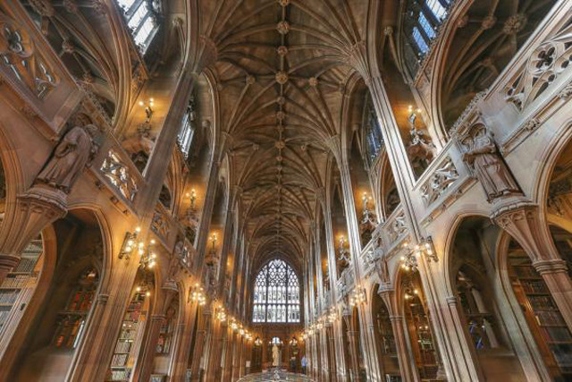 Thư viện John Rylands ở Manchester, Anh Thư viện John Rylands ở Manchester, Anh