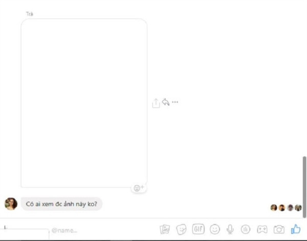 Messenger cũng gặp vấn đề về hiển thị hình ảnh. Messenger cũng gặp vấn đề về hiển thị hình ảnh.