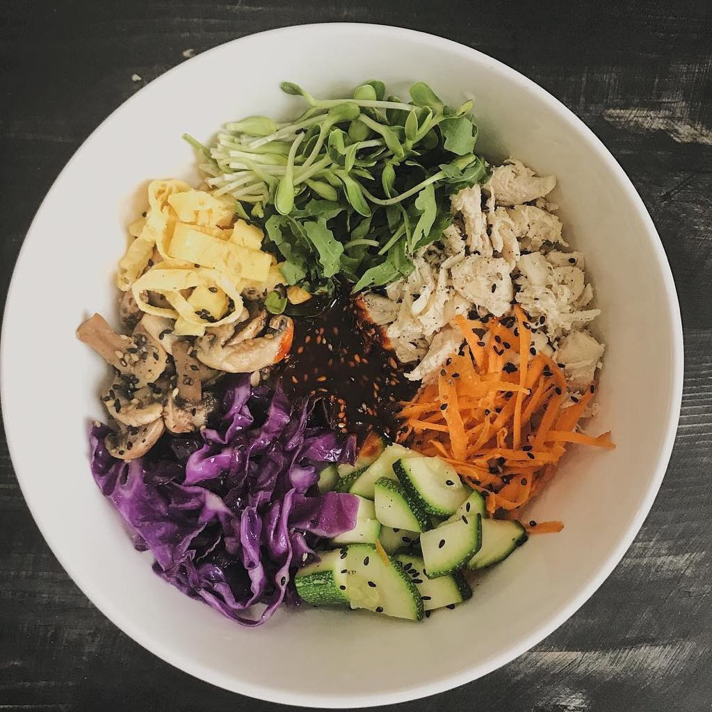 Bibimbap phiên bản "giảm cân" Bibimbap phiên bản "giảm cân"