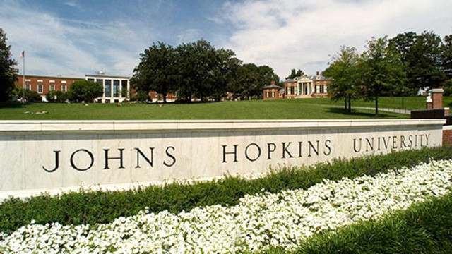 Viện Đại học Johns Hopkins hay Đại học Johns là một viện đại học nghiên cứu tư thục ở Baltimore, bang Maryland, Hoa Kỳ. Viện Đại học Johns Hopkins hay Đại học Johns là một viện đại học nghiên cứu tư thục ở Baltimore, bang Maryland, Hoa Kỳ.