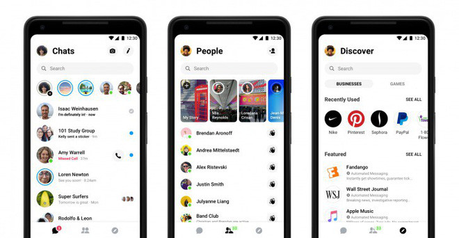 Facebook Messenger cũng từng thay đổi xoành xoạch ngay trong đêm. Facebook Messenger cũng từng thay đổi xoành xoạch ngay trong đêm.