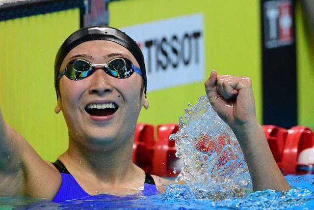 Rikaka Ikee giành 4 HCV, lập 4 kỷ lục Asiad 2018. Ảnh: AP. Rikaka Ikee giành 4 HCV, lập 4 kỷ lục Asiad 2018. Ảnh: AP.