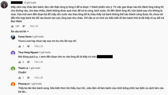 Một bình luận tố bà Tân “gian dối” trong khâu thực hiện. (Ảnh: chụp màn hình) Một bình luận tố bà Tân “gian dối” trong khâu thực hiện. (Ảnh: chụp màn hình)