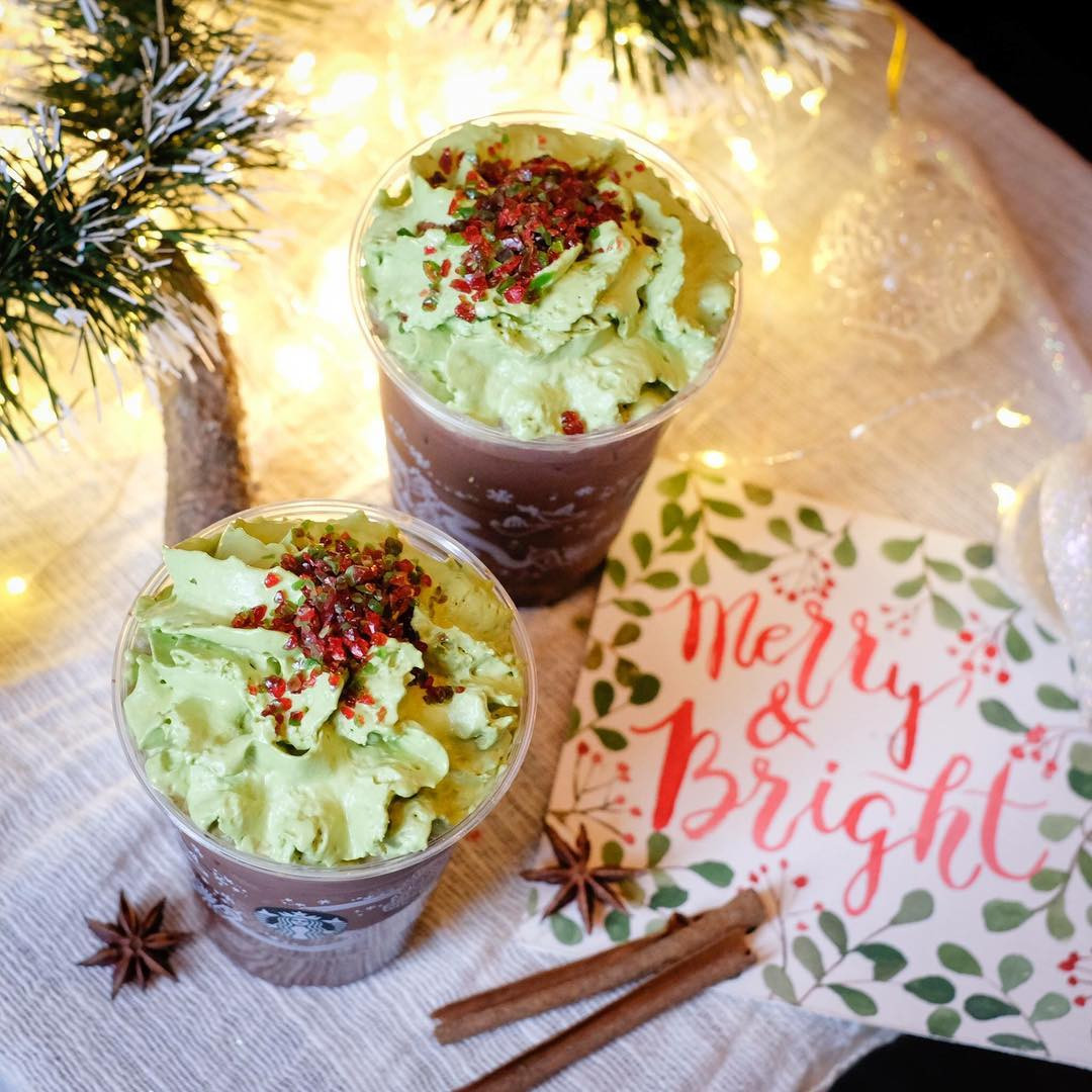 Sô-cô-la bạc hà bừng sáng đêm Giáng Sinh.