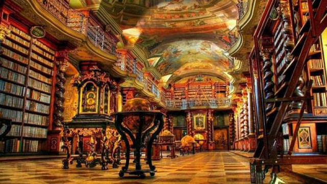 Thư viện Baroque ở Prague, Cộng hòa Séc Thư viện Baroque ở Prague, Cộng hòa Séc