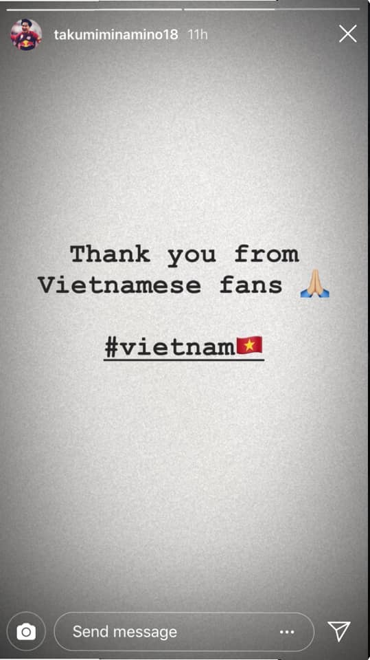 Lời cảm ơn đến từ nam thần của bóng đá Nhật Bản dành tặng cho cộng đồng fan Việt. Lời cảm ơn đến từ nam thần của bóng đá Nhật Bản dành tặng cho cộng đồng fan Việt.
