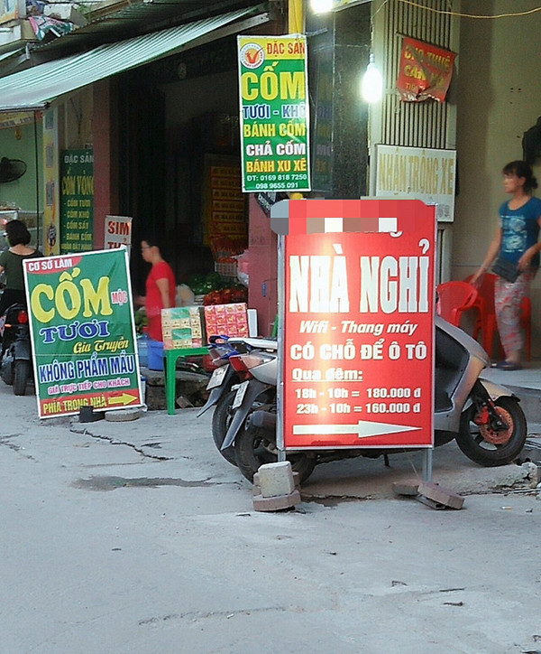 Giá nhà nghỉ, khách sạn bình dân không quá cao, là lựa chọn tương đối hiệu quả với nhiều sinh viên.