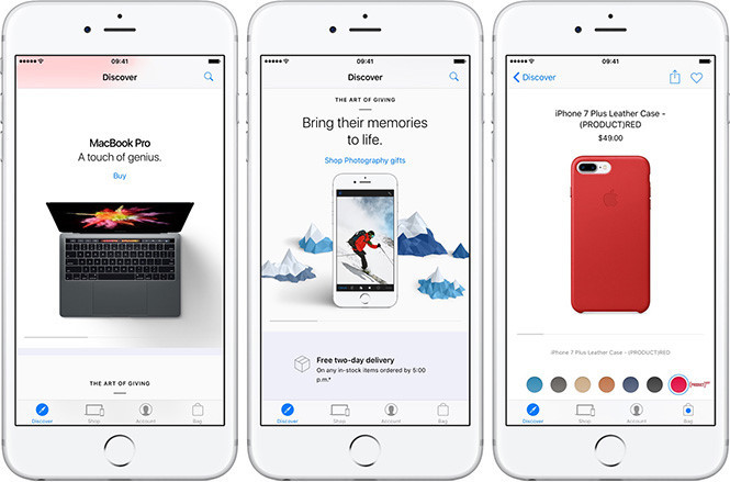 Apple Store cho phép người dùng tìm kiếm sản phẩm dễ dàng hơn. ẢNH :CHỤP MÀN HÌNH Apple Store cho phép người dùng tìm kiếm sản phẩm dễ dàng hơn. ẢNH :CHỤP MÀN HÌNH