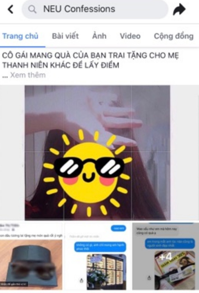 Câu chuyện chia sẻ lên mạng xã hội gây xôn xao. Câu chuyện chia sẻ lên mạng xã hội gây xôn xao.