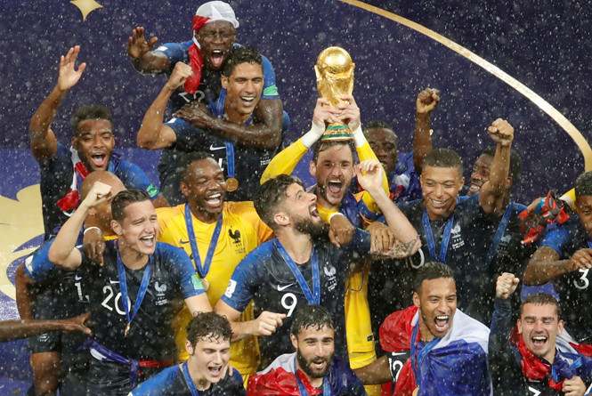 Pháp được nhận tiền thưởng không nhỏ cho chức vô địch World Cup 2018. Ảnh:REUTERS.