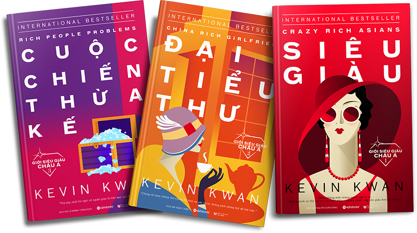 Bộ tiểu thuyết ba cuốn về giới siêu giàu châu Á của tác giả Kevin Kwan.