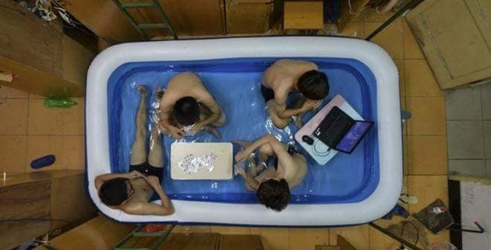 Hồ bơi tại gia, tại sao không? (Ảnh: Internet) Hồ bơi tại gia, tại sao không? (Ảnh: Internet)
