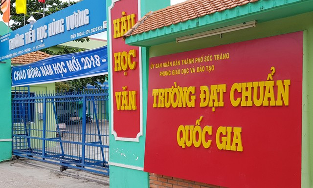 Trường Tiểu học Hùng Vương, TP Sóc Trăng, tỉnh Sóc Trăng. Trường Tiểu học Hùng Vương, TP Sóc Trăng, tỉnh Sóc Trăng.