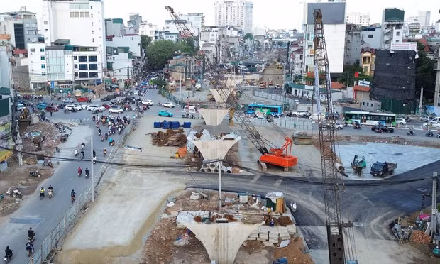 Hà Nội điều chỉnh giao thông nút Láng Hạ - Giảng Võ từ ngày 12/6