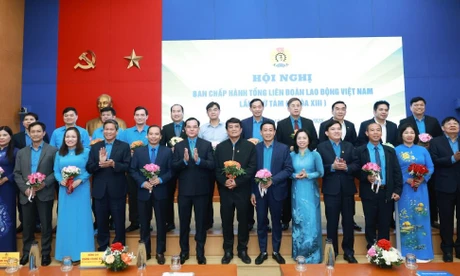 Bầu bổ sung 20 Ủy viên Ban Chấp hành Tổng Liên đoàn Lao động Việt Nam