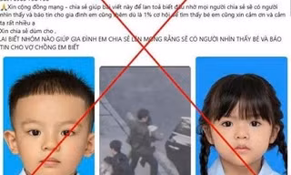 Thông tin '2 trẻ em bị bắt cóc ở khu vực Times City' là sai sự thật