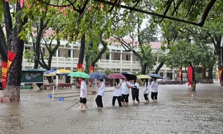 Căn cứ vào dự báo mưa lũ, nhiều địa phương có thể nghiên cứu chuyển sang học trực tuyến 