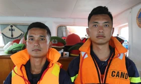 Phút phá kính, cứu bé trai trên tàu Vịnh Xanh 58 qua lời kể của Trung uý công an