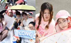 Hàng nghìn bạn trẻ "đội nắng" check-in sớm, trận địa pháo hoa sẵn sàng thắp sáng Concert Thanh Xuân