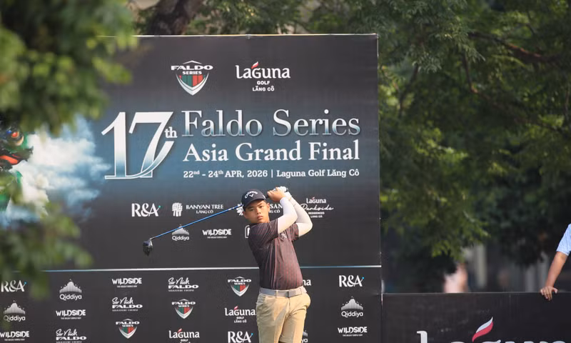 Nguyễn Trọng Hoàng vô địch bảng U16 nam Faldo Series Asia Grand Final 2026
