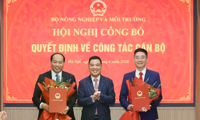 Bổ nhiệm Chánh Văn phòng và Thư ký Bộ trưởng Bộ Nông nghiệp và Môi trường 