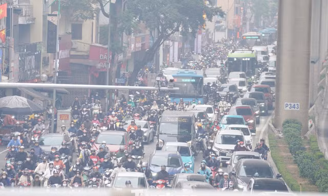 Bốn tỉnh/thành phố miền Bắc ô nhiễm không khí nghiêm trọng hôm nay