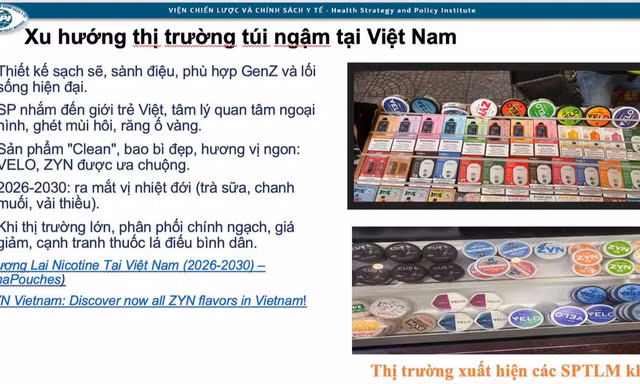 Giới trẻ trước hiểm hoạ từ túi ngậm nicotine, Bộ Y tế đề xuất cấm toàn diện