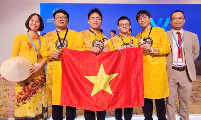 Việt Nam giành 4 huy chương Vàng Olympic Hóa học Quốc tế 2025