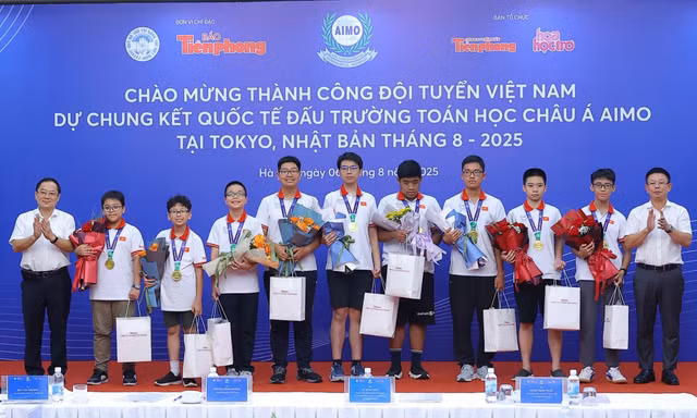 Đã có gần 4.000 thí sinh đăng ký thi Đấu trường Toán học Châu Á – AIMO năm 2025-2026