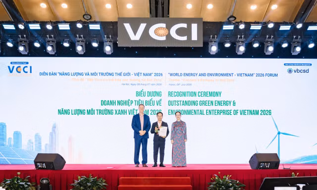 OPL LOGISTICS được vinh danh về năng lượng môi trường xanh Việt Nam 2026