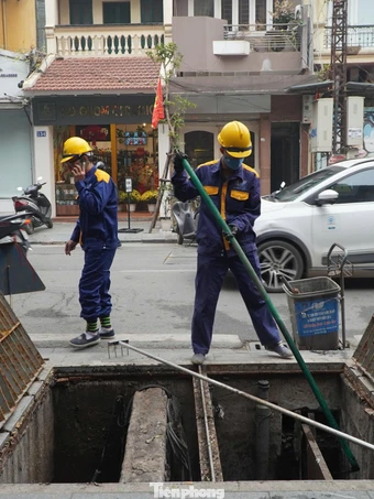 Cận cảnh bể ngầm chống ngập dưới lòng đất ở Hà Nội