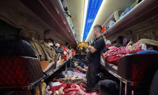 Xử lý nhiều phương tiện 'nhồi nhét' hành khách