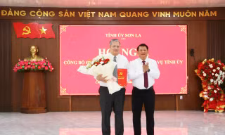 Công bố quyết định của Ban Thường vụ Tỉnh ủy Sơn La về công tác cán bộ