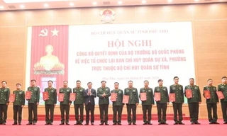 Phú Thọ điều động, bổ nhiệm 148 Chỉ huy trưởng Ban CHQS xã, phường