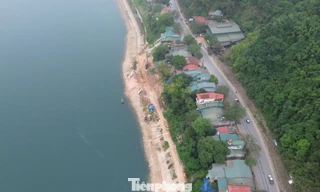 Dự án kè sông Đà gần 500 tỉ đồng chậm tiến độ