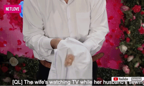 Chàng trai gây 'sốc' vì may áo cho bạn gái trên sân khấu chương trình 'Bạn muốn hẹn hò'