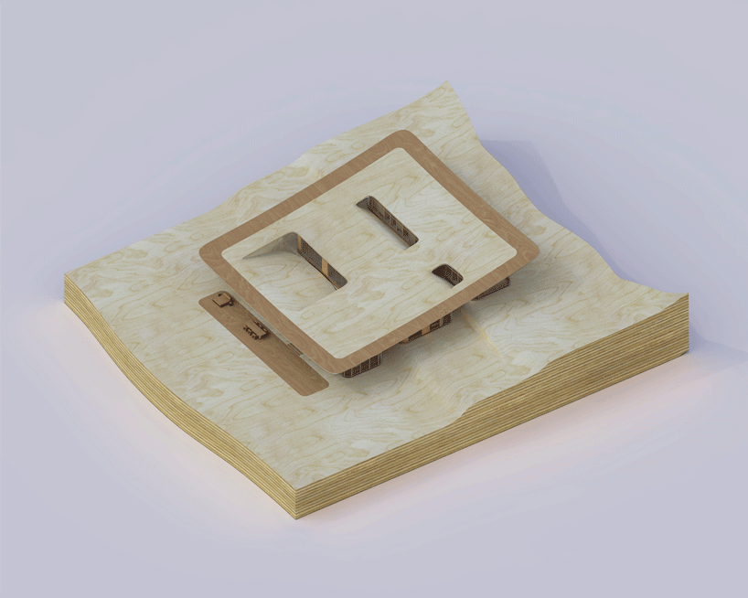 Điểm đặc biệt nhất của ngôi nhà là phần mái phẳng có diện tích lớn, độ dốc nhẹ và uốn lượn.