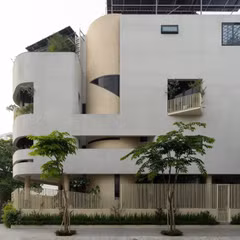 Ngôi nhà ấn tượng trong thế đất hình tam giác