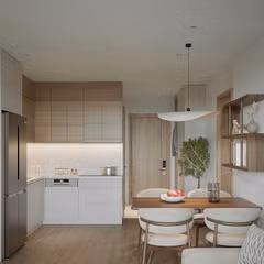 Thiết kế căn hộ theo phong cách hiện đại, tối giản