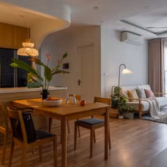 Căn hộ 100m2 với thiết kế tối giản từng không gian để tối ưu chi phí hoàn thiện