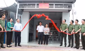 Bộ Công an hỗ trợ xây 500 căn nhà cho hộ khó khăn tại Cà Mau