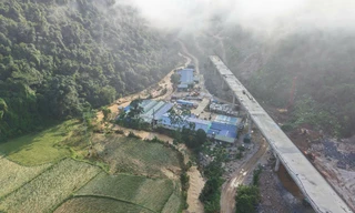 Ban điều hành dự án sau mưa lũ. 