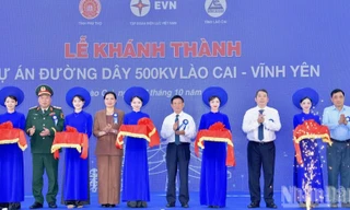 Phó Thủ tướng: Dự án đường dây 500 kV Lào Cai - Vĩnh Yên vượt tiến độ 8 tháng là kỳ tích hiếm có