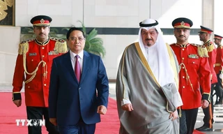 Lễ đón chính thức Thủ tướng Phạm Minh Chính tại Kuwait 