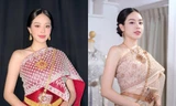 Hoa hậu Thanh Thủy xinh đẹp ngọt ngào trong trang phục truyền thống Thái Lan