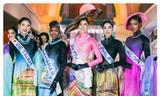 Miss Cosmo 2025: Phương Linh lọt Top 5 thí sinh trình diễn áo dài xuất sắc nhất